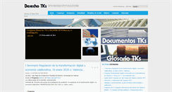 Desktop Screenshot of derechotics.com