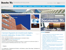 Tablet Screenshot of derechotics.com